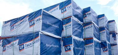 image of lumber stack