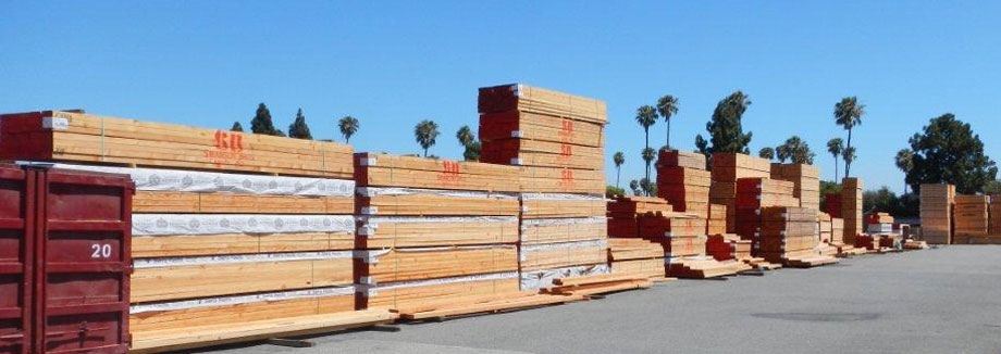 Image of stacks of lumber